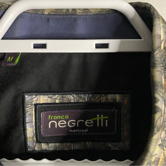 Franco Negretti Men's Floral Patterned Button Down Shirt - Picture 6 of 9